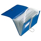 Herlitz 1978048 Fächermappe (A4 PP, 12 Fächer) farbig...