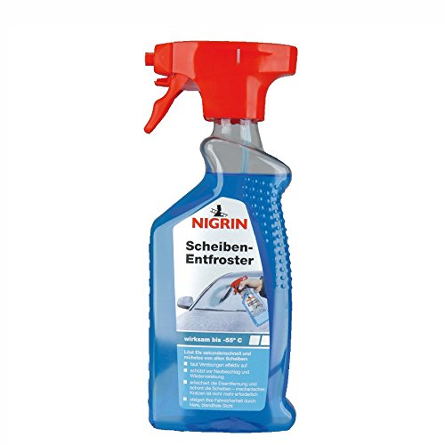 Preisvergleich Produktbild Nigrin Scheibenenteiser 500ml Entfrosterspray Auto Enteiser Auftauspray KFZ