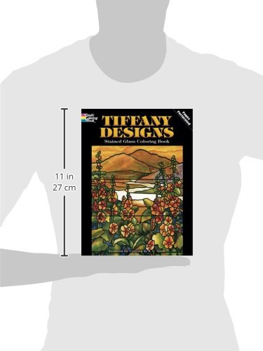 Tiffany Designs Stained Glass Coloring Book (Dover Design Stained Glass Coloring Book)