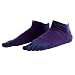Imported Pair Men Cotton Socks Cyan and Purple Striped 5 Toe Socks Casual Dress Socks RS.305.00
