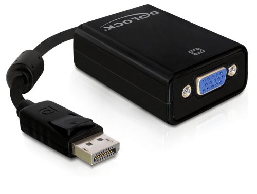 DELOCK Displayport Adapter (VGA, 0,2 m) schwarz