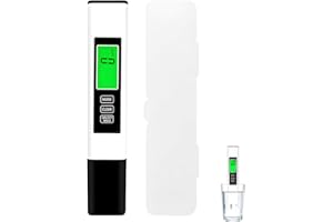 Suevut 3 in 1 TDS Meter Digital Water Tester, TDS Meter, Water Quality Tester, Accurate TDS EC & Temp(°C,°F) Meter, for Drinking Water Tap Water Aquarium