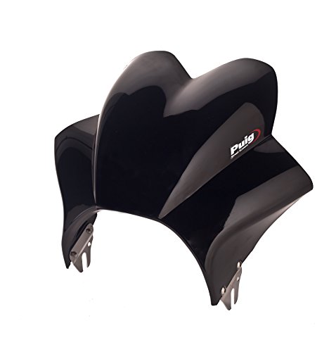 Puig 2208N Wave Bulle / Pare-Brise de Moto - Noir