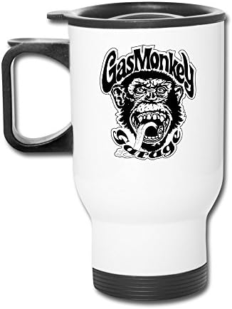 Cups Insulation White Gas Monkey Garage Business Vintage Style Tumblers Travel Mugs Coffee Thermos