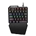Produktbild Omiky® K9 One-Handed Mechanical Gaming Keypad,One/Single-Hand-USB-Esport Gaming-Tastatur 38 Key-LED-Hintergrundbeleuchtung für LOL (Schwarz)