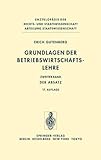 Image de Grundlagen der Betriebswirtschaftslehre: Band 2: Der Absatz (Enzyklopädie der Rechts- und Staatswis