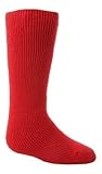 Kids Thermal Socks : Heat Holders Kids Long Length Thermal Socks – [Pillar Box Red]