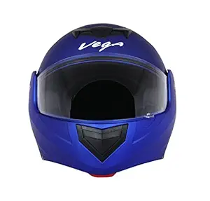 Vega Crux DX Flip-Up Helmet (Dull Blue, M)