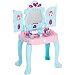 Produktbild HOMCOM Kinder Prinzessin Kosmetiktisch Frisiertisch Schminktisch mit Klavier 43,5×31,5×72,5cm