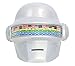 Price comparison product image DealTrade Thomas Punk Helmet Cosplay Costume Halloween Voice Control Adult LED White PVC Full Head Mask Fancy Dress Prop
