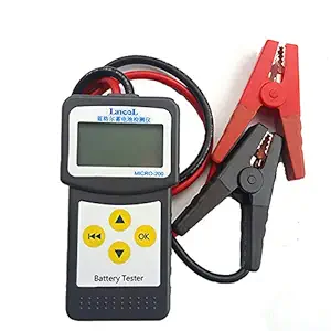 12V Automotive Car Battery Tester Load Tester Multi-Language 30-200Ah with USB for Printing