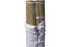 Suinga - Pack 500 x TUTOR DE BAMBU 105 cm, diámetro 8-10 mm. Uso agrícola para sujetar árboles, plantas y hortalizas.
