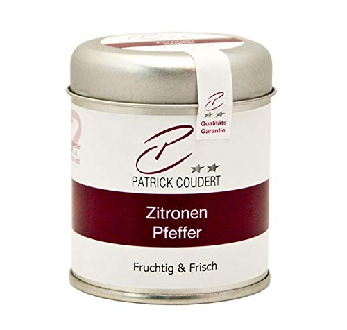 Preisvergleich Produktbild Patrick Coudert, Zitronenpfeffer Gewürzmischung eines 2-Sterne Kochs (70 g Streudose)