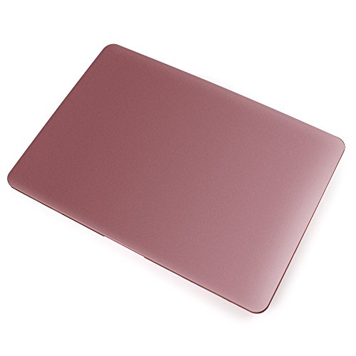 iDOO MacBook Schutzhülle / Hard Case Cover Laptop Hülle [Für MacBook Air 13 Zoll: A1369/A1466] – matt, Rosa Gold - 3