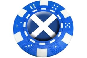 ASBRI GOLF SCOTLAND POKER CHIP GOLF BALL MARKER