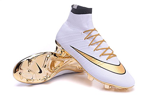 Preisvergleich Produktbild Andrew Shoes Mercurial Superfly Herren-Fußballschuhe, Herren, weiß, 39
