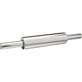 AEE&reg; Paslanmaz &Ccedil;elik Merdane &ndash; Hamur A&ccedil;ma Rulosu D&ouml;nmeli Metal Oklava &ndash; Ergonomik Saplı D&ouml;ner Başlıklı Rolling Pin Profesyone