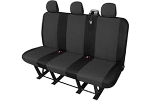 Accesorionline Housses de Siège (entièrement sur mesure) pour Trafic | Primastar | Vivaro | Modèles 2001-2014 | 1-9 places | Sur Mesure (dossier ensemble))