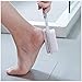Produktbild Fuß Reinigungsbürste - 1 STÜCKE New America Foot Skin Foot Clean Scruber Harte Haut Nagelhautentferner Pedikürebürste Ultimative Beauty-Fußpflege Glatt (Weiß)