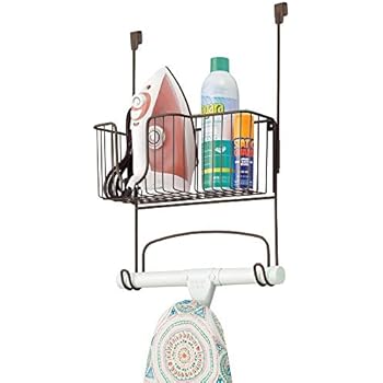 Amazon.de: mDesign Bügelbretthalterung ohne Bohren - Bügelbrett