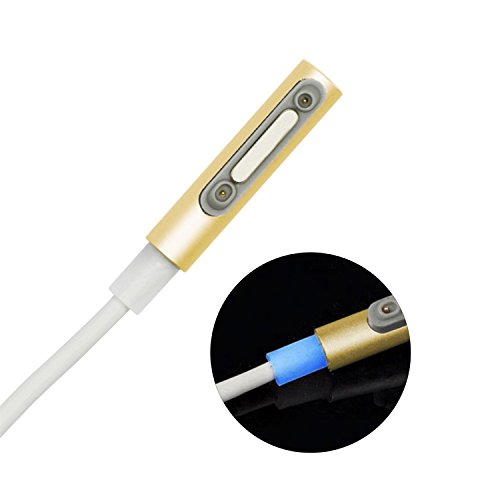 Original THESMARTGUARD Sony Xperia Z3 Compact Magnet Ladekabel und integrierter LED Anzeige für den Ladestrom in gold – NEU mit überarbeiteter Ladegeschwindigkeit! – Länge: 1 Meter - 5