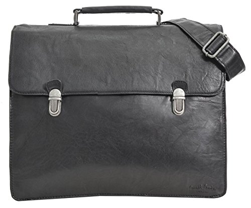 Gep  cktr  gertasche Gusti Leder studio  Philipp K   Klickfix-Adapter Businesstasche Dokumententasch Schwarz 2B15-20-6wpk