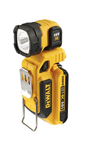 DEWALT Inspektionslampe 18 V / Basisv., 1 Stück, gelb;Schwarz;Silber, DCL044-XJ