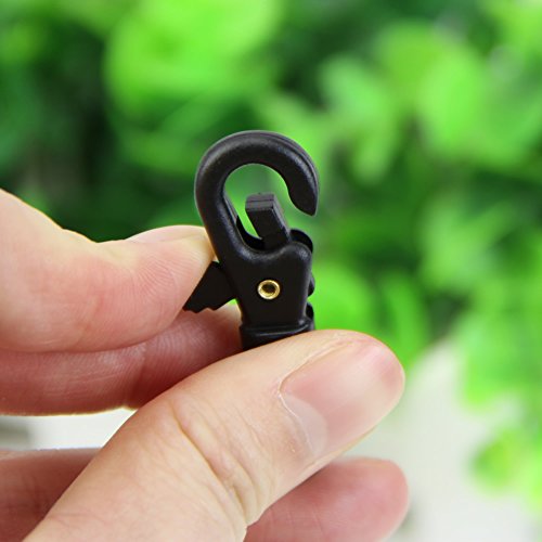 HeroNeo Survival-Outdoor-Mini-Karabinerhaken zum Aufhängen von Gegenständen, drehbar, Schlüsselanhänger, EDC-Tool, 10 Stück - 5