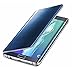 Produktbild Clear View Window Flip Premium Case Cover for Samsung Galaxy S6 Edge (blue)