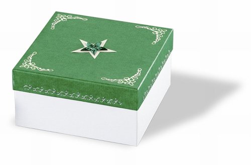 Folia 3109 – Geschenkboxen aus Karton Eckig, farbig, 12 Stück in verschiedenen Größen und Farben - 2