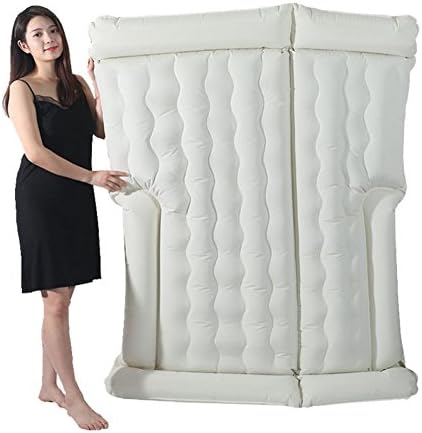 Air Mattress For Hospital Bed Queen Camping Outdoor Travel Inflatable Sex Bed SUV Truck Sedans Extended Couch (Color : White)