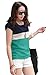 khyati Crepe Casual Tops for Girls Women (Green) (Green, Medium)
