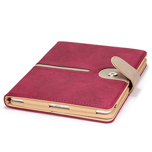 iPad Air 2 [2014 Version-6.Generation] Hülle Original Urcover® [DEUTSCHER FACHHANDEL] Smart Cover Schutzhülle Case Etui mit Sleep/Wake Funktion ?? Zubehör | Bordeaux