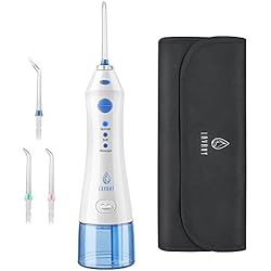 Lavany Hydropulseur 220ml, Oral Irrigateur sans Fil, Jet Dentaire, 3 Modes, Portable, Rechargeable, pour Soins Dentaires