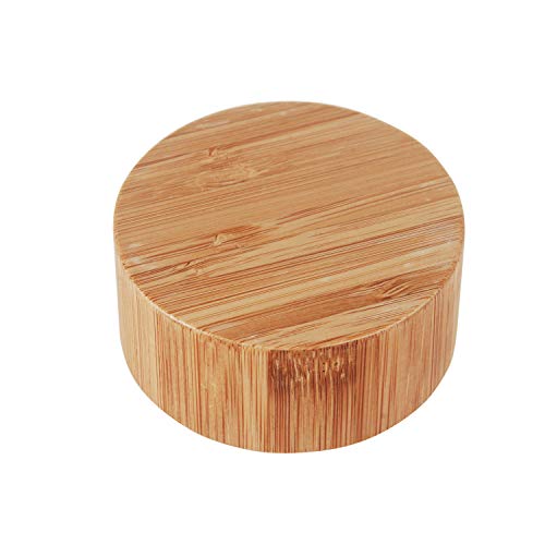 Ferexer Couvercle en Bambou pour Bouteille d'eau en Verre à Grande Bouche