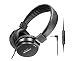Produktbild RED BAT CH-616 PC Gaming Headset, HD-Stereo-Kopfhörer, In-Ear-Kopfhörer mit Inline-Lautstärkeregelung Mikrofon, flexibles Mikrofon für Computer Game, Tablets, iPhone, iPad, iPod, Smartphone, Laptop und MP3 (Schwarz)