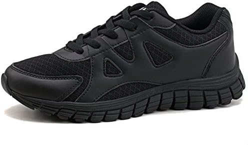 Shenji Couple Sport Shoes - Men's and Women's Unisex Sneakers Lace-up Shoes M7550 Black 4UK 37