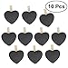 Produktbild ULTNICE 10 stücke Mini Wäscheklammern Herzförmige Holz Clips Pins Hinweis Memo Kartenhalter