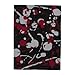 Produktbild Think Rugs Hong Kong HK, 459 Teppich, Handgetuftet, Schwarz/Rot, 80 x 150 Cm
