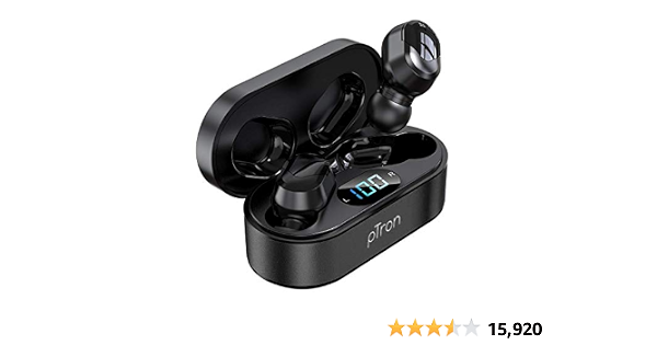 PTron Bassbuds Lite Budget Wireless 