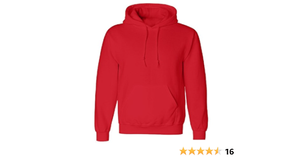 plain red hoodie