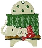  Zinnfigur Katze auf Ofen