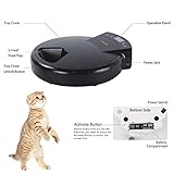 GemPet Automatischer zeitgesteuerter 5fach Katzen Hunde Futterspender Napf Spende - 6