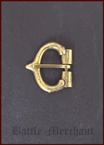 Medieval buckle made of brass, No 15-Strap width: up to 25 MM
