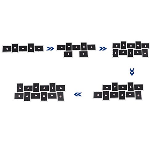 Songmics Bilderrahmen Collage für 12 Fotos je 10 x 15 cm Fotorahmen aus MDF-Platten weiß RPF22W - 7