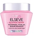 L'Or&eacute;al Paris Elseve Glycolic Gloss M&uuml;kemmel Parlaklık Veren Sa&ccedil; Bakım Maskesi 300ml