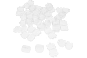 Homyl 30x de Gancho de Calamar Cubiertas para Señuelos de Pesca Fabricado de Plástico para en Mar, L