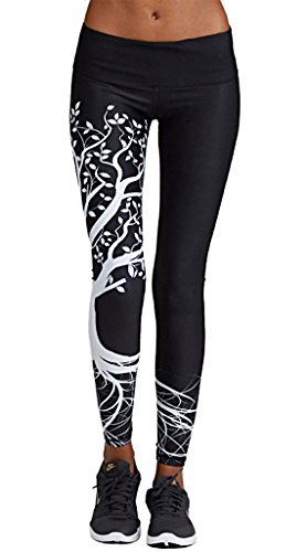 Topgraph Damen Yoga Leggins Lang Training Tights Laufhose Jogging Pants Fitness Sporthose - 2