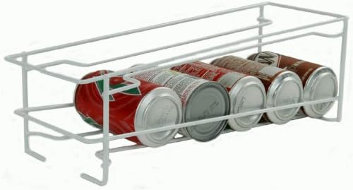 Grayline 40259, 12 Can Beverage Dispenser, White, Metal, 16 by 5-5/8 by 4-7/8"