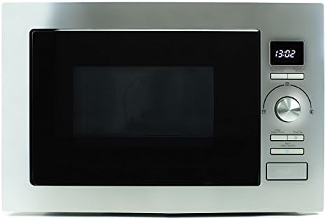 ElectrIQ 25L Frameless Built-in Digital Combi Microwave in Stainless Steel